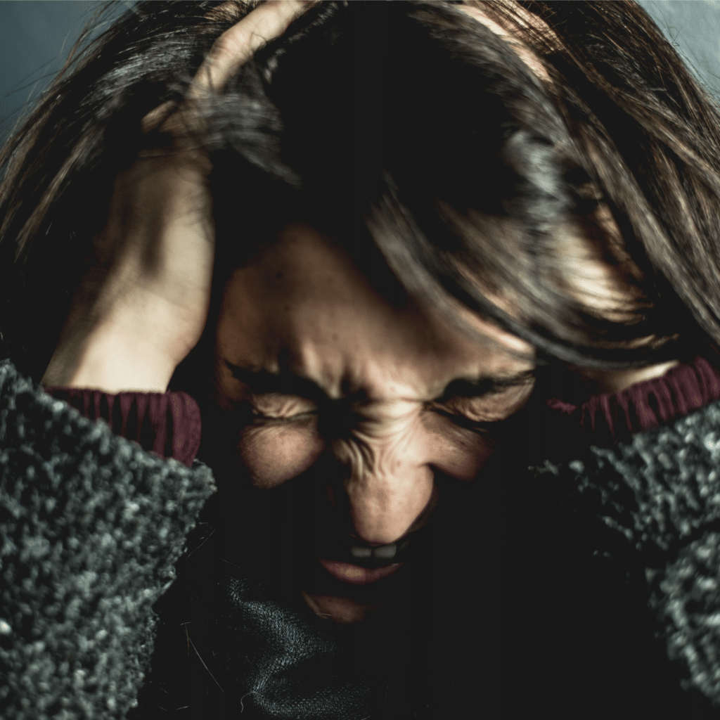 jeune femme stressée