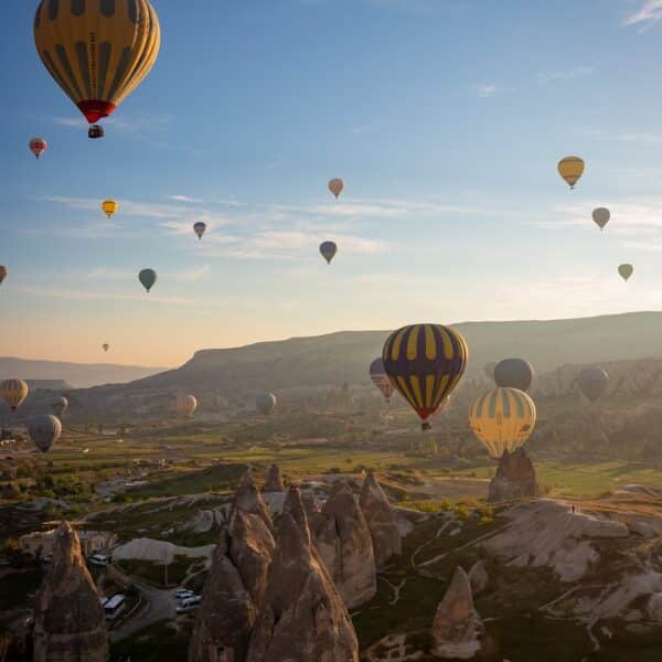 mongolfieres sur la Cappadoce