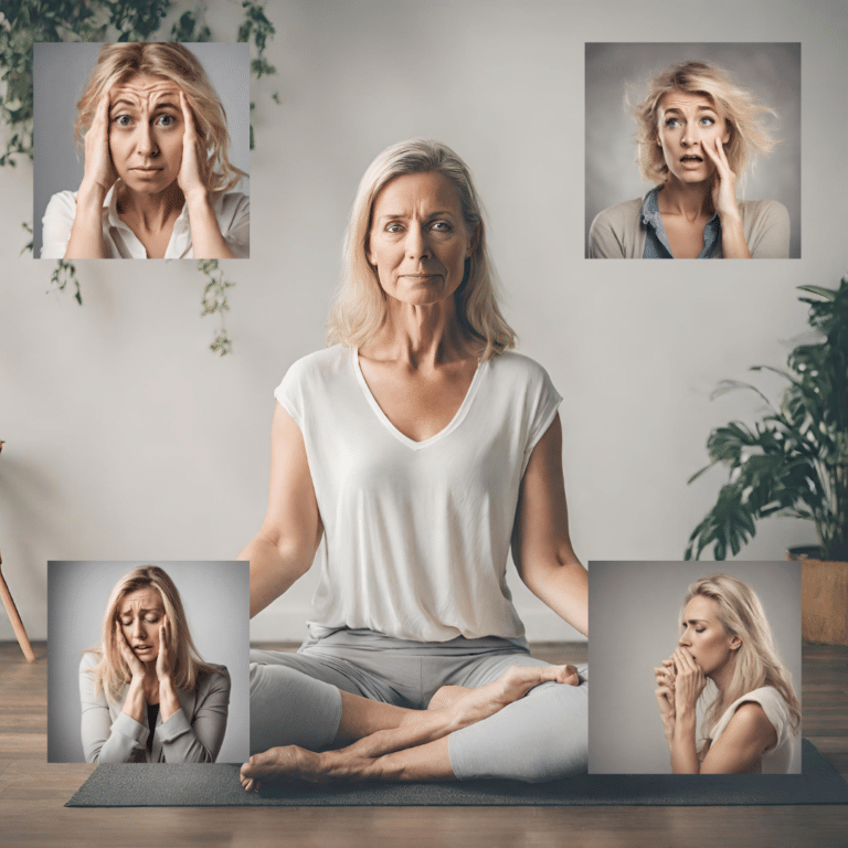 femme blonde qui développe la patience par la pratique de méditation de pleine conscience