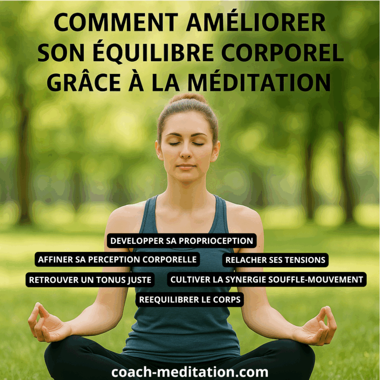 Comment améliorer son équilibre corporel grâce à la méditation